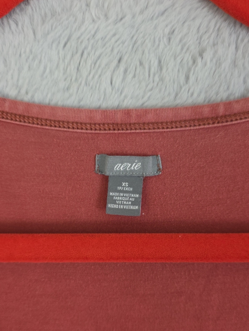 Aerie Cropped Tank Top XS Mauve Dusty Rose Sleeveless Soft Stretch Basic - Picture 6 of 7